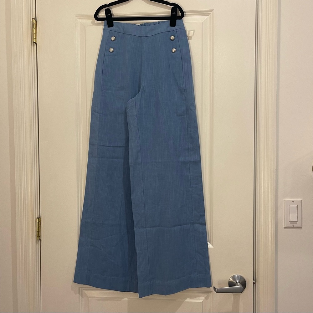 SIZE S | Blue Trouser with Silver Detailing - Picture 3 of 3